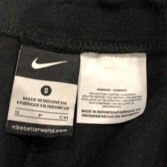 Nike black sweatpants vintage style new - Picture 5 of 6